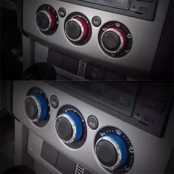 Алюминиевые кнопки управления воздухом обогревателя Dash Konb для Ford Focus 2 MK2 Focus 3MK3 Mondeo чёрный