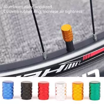 Алюминиевые колпачки для вентилей шин, устойчивые к коррозии, алюминиевые колпачки для вентилей, набор прецизионных колпачков для вентилей чёрный