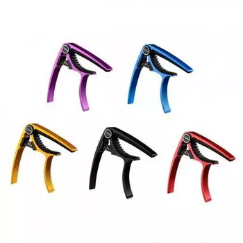 Алюминиевые музыканты рекомендуют каподастр для акустической, электрической или классической гитары, идеально подходящий для банджо синий