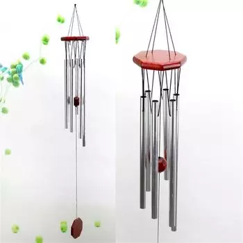Алюминиевые подвесные украшения Wind Chimes для дома, сада, двора, декора One Size