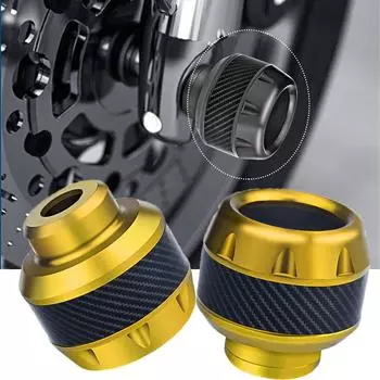 Алюминиевые универсальные мотоциклы защита от падения передние слайдеры для Tracer 900 скутер аксессуары 50cc Ct125 Yamaha Tdm 900 серебряный