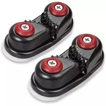 Алюминиевые зажимы, зажимы для лодочных кулачков Морские парусники Парусники Каяки Каноэ Аксессуары для лодок 1pcs чёрный