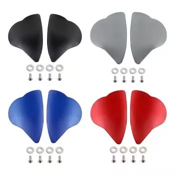 Алюминиевые зеркальные блоки с ЧПУ для Yamaha YZF-R6 YZF-R7 2017-2024 чёрный