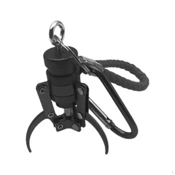 Алюминиевый аркадный брелок с когтями, кулон для мужчин, девочек, мальчиков, детей, подарки на день рождения чёрный