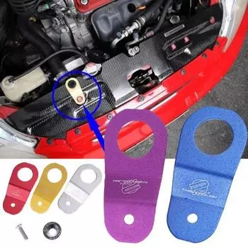 Алюминиевый автомобильный резервуар для воды, кронштейн для крепления радиатора для Honda Civic EK