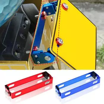 Алюминиевый держатель рамки номерного знака мотоцикла гоночный автомобильный регулируемый угол рамка номерного знака кронштейн держателя мотоцикла красный