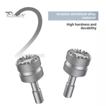 Алюминиевый джойстик для дрона, 2 шт., прецизионный дизайн, нескользящий эргономичный джойстик контроллера дрона для DJIRC2/1 с пультом дистанционного управления на экране золотистый