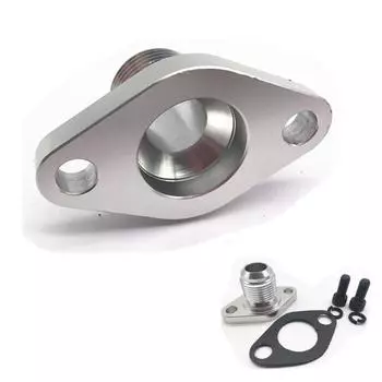 Алюминиевый фланец адаптера слива масла турбины для Garrett T3 T3/T4 T04 T72 T76 T04B T04E -12AN 51мм