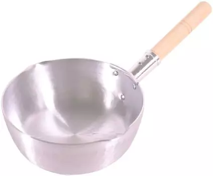 Алюминиевый горшок Yukihira Puppy Mark K 18 см, двухсторонний серебряный