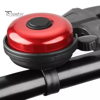 Алюминиевый классический велосипедный звонок, громкий, четкий, чистый звук, универсальный, простая установка, велосипедный звонок для горного велосипеда для взрослых и детей чёрный