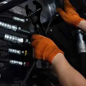 Алюминиевый ключ для фитинга, гаечный ключ для фитинга, алюминиевый разводной ключ, прочный ключ для фитинга шланга, гаечный ключ для адаптеров для фитинга шланга красный