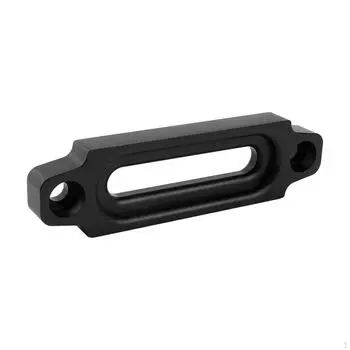 Алюминиевый клюзовый клюз для лебедок с синтетическим тросом - размер 124 мм чёрный