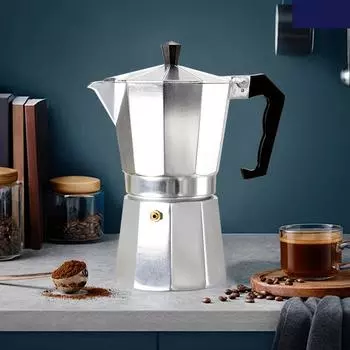 Алюминиевый кофейник, кофейник, восьмиугольный кофейник, кофейник для эспрессо, аксессуары для кемпинга на открытом воздухе