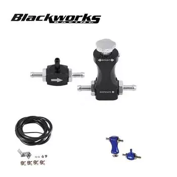 Алюминиевый контроллер Turbo Boost, регулирующий регулируемое давление стравливания бензина, автомобильный модифицированный ручной регулятор с турбонаддувом синий