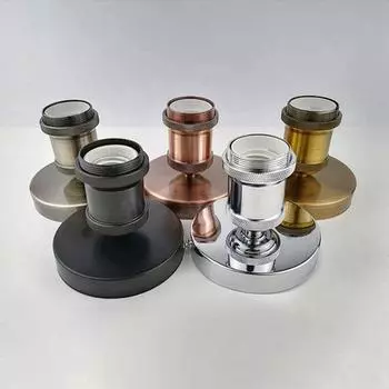 Алюминиевый корпус основания лампы полированный металлический патрон E27 патрон лампы патрон лампы патрон лампы plastic бронзовый