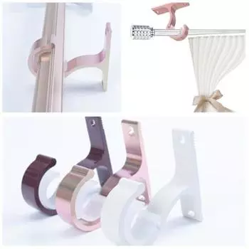 Алюминиевый кронштейн для карниза белый