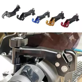 Алюминиевый крючок для шлема мотоцикла, держатель для багажной сумки, крючки для вешалок для сумок для шлемов Forza 300/350, крючки для перчаток и гаджетов синий