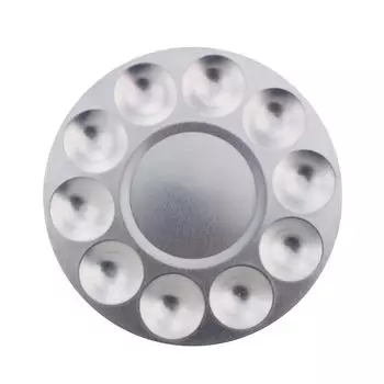 Алюминиевый лоток для смешивания палитры с 10 отделениями для акварельной масляной краски