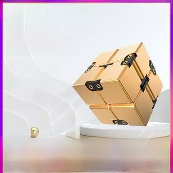 Алюминиевый магический куб: Гироскоп для снятия стресса