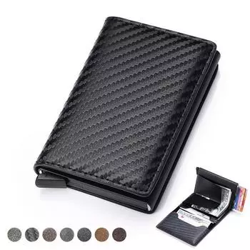 Алюминиевый мужской кошелек, держатели для карт, женский кошелек, роскошная женская сумка в британском стиле, мужской деловой кошелек, держатель для кредитных карт красный