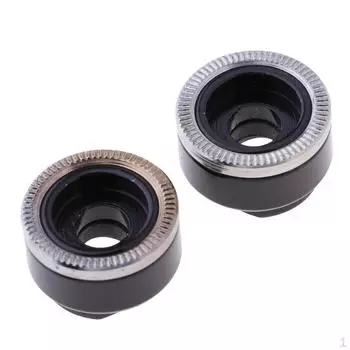 Алюминиевый набор шампуров для шоссейных/горных велосипедов чёрный