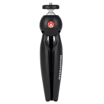 Алюминиевый настольный штатив Manfrotto PIXI Mini, черный
