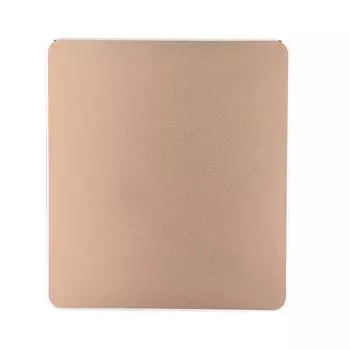 Алюминиевый нескользящий игровой коврик для мыши, двухсторонний, точный коврик для мыши для ПК, золотой