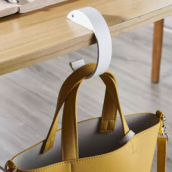 Алюминиевый подвесной крючок для офиса и домашнего использования серый