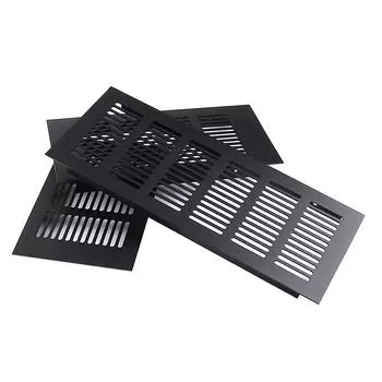 Алюминиевый прямоугольный шкаф Вентиляционная решетка для шкафа Вентиляционная решетка для шкафа Вентиляционные отверстия Детали мебели Loubet Vent Decoration A6