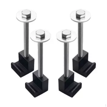 Алюминиевый ящик для инструментов Crossover для пикапа, набор из 4 инструментов чёрный