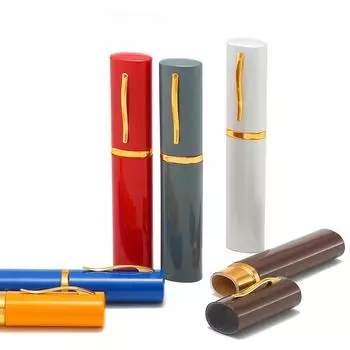 Алюминиевый ящик для очков для чтения и держателя ручек Pen holder only without glasses золотой