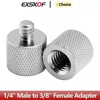 Алюминиевый сплав 1/4 наружная резьба на 3/8 внутренняя резьба адаптер для крепления камеры штатив резьбовой адаптер переходник разъем винтовой адаптер