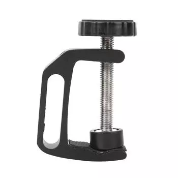 Алюминиевый сплав черный C-образный зажим крепление фиксированный настольный кронштейн для вспышки камеры штатив фотография
