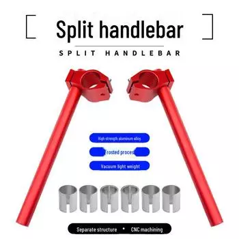 Алюминиевый сплав CNC модифицированный гоночный мотоцикл раздельный руль Handlebar зелёный