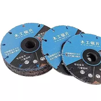 Алюминиевый сплав Деревообрабатывающий пильный диск Многофункциональный режущий диск Угловая шлифовальная машина Пильный диск Резка древесины Слайс 11*11cm