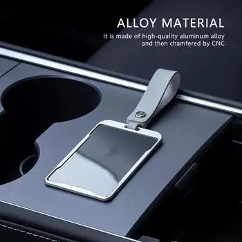 Алюминиевый сплав для Tesla Model 3 Model Y автомобильный держатель для карточек-ключей защитный чехол полное покрытие аксессуары чёрный