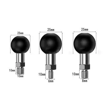 Алюминиевый сплав двойной гнездовой рычаг для 25 мм/1 дюймовый шаровой держатель головки зажим для удлинителя камеры велосипеда мотоцикла A8