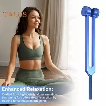 Алюминиевый сплав камертон для снижения стресса ясности ума 64/128 Гц терапевтический инструмент немагнитный активатор чакр розовый