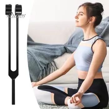 Алюминиевый сплав камертон для снижения стресса ясности ума 64/128 Гц терапевтический инструмент немагнитный активатор чакр розовый