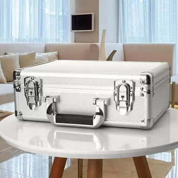 Алюминиевый сплав кейс-органайзер прочный запирающийся жесткий корпус портативный сейф для переноски withou sponge