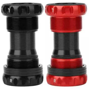 Алюминиевый сплав Легкий горный кареточный подшипник с резьбой Керамический подшипник Каретка Bicy Red