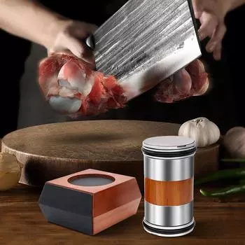 Алюминиевый сплав набор для заточки ножей с вращающимся лезвием 15/20° магнитная угловая база точилка инструмент для кухонных ножей подарки для семьи M