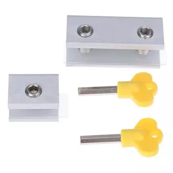 Алюминиевый сплав пластик сталь дверь и окно замок защита раздвижная дверь экран оконный ограничитель