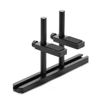 Алюминиевый сплав Поддержка видеокарты ЧПУ Двухполюсный кронштейн видеокарты Раздвижной компьютерный корпус Аксессуары для шасси ATX/MATX/ITX 80mm чёрный