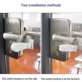 Алюминиевый сплав раздвижные двери и окна предохранительный замок регулируемые замки безопасности двери противоугонная защита замок домашние предохранительные защелки