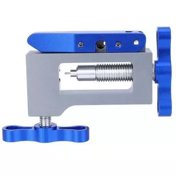 Алюминиевый сплав, серый, синий, зажим для гидравлического тормоза горного велосипеда, инструмент для установки иглы для масла велосипеда, зажим для установки иглы для масла Oil Needle Installation Clamp