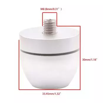 Алюминиевый сплав, шипы для динамиков, подставка, подставка для ног, гвозди для штатива, сабвуфер, динамик, подвеска, 4 шт. серебряный