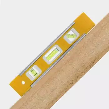 Алюминиевый сплав Сильный магнитный мини три типа горизонтальная линейка уровень горизонтальная пена алюминиевый сплав линейка магнитная