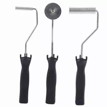 Алюминиевый сплав стекловолокно пузырьковый ламинирующий валик ABS ручка для работы со смолой GRP FRP (3шт / набор)