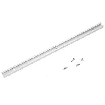 Алюминиевый сплав Т-образный паз для угловой направляющей, приспособление для непористых скользящих плит, деревообрабатывающий инструмент (400мм)